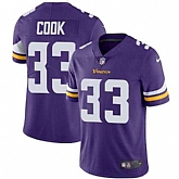 Nike Minnesota Vikings #33 Dalvin Cook Purple Team Color NFL Vapor Untouchable Limited Jersey,baseball caps,new era cap wholesale,wholesale hats